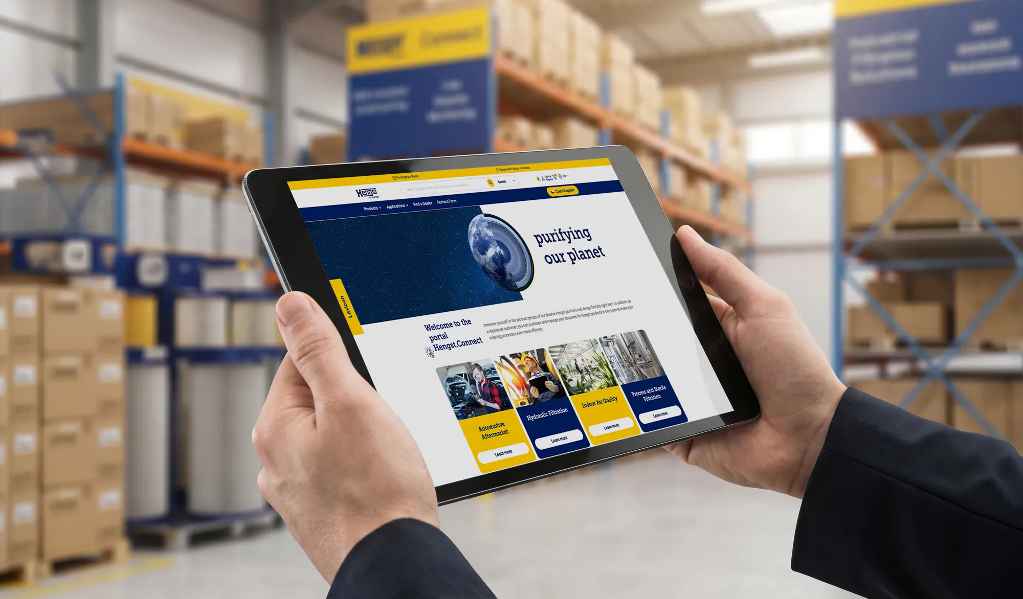 Spuštění webshopu Hengst Connect | Hengst Filtration